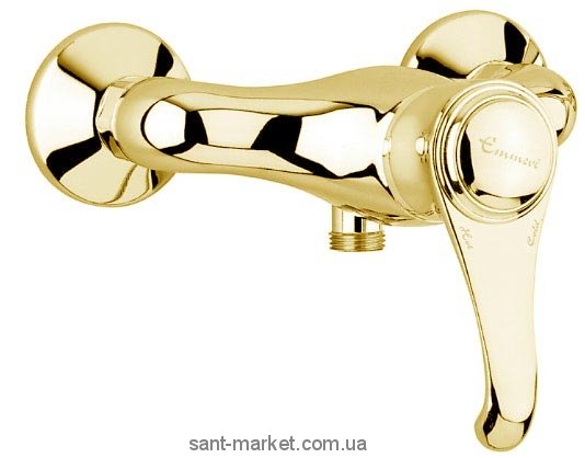 Смеситель для душа настенный однорычажный EMMEVI коллекция Tiffany золото OR6002