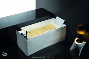 Ванна гідромасажна акрилова кутова Volle 170х75х63 12-88-102 / L