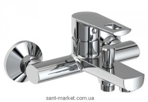 Смеситель однорычажный для ванны с коротким изливом Volle Коллекция Benita хром 15172100