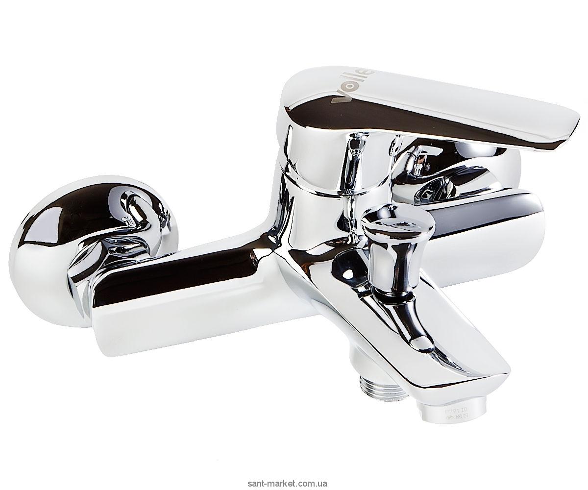 Смеситель однорычажный для ванны с коротким изливом Volle коллекция Fiesta хром 15152100