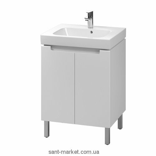 Тумба с раковиной Kolo Modo напольная 59х48х55 белый глянец L39002000
