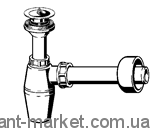 Viega Сифон для кухонного миття 1 1/2 * 1 1/2 (пластик) 137182