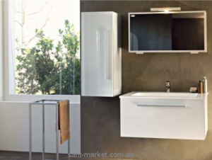 Kolpa-san Набор меблів для ванної білий / червоний Hana 105