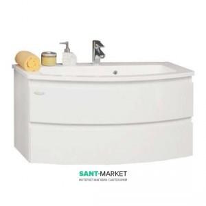 Тумба з раковиною Kolpa-San Iman підвісна 100х48х50 біла OUI 100