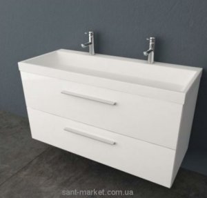 Тумба с раковиной Kolpa-San Jolie подвесная 120.6х66х50 белая OUJ 120