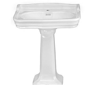 Раковина для ванной на пьедестал Olympia коллекция Impero белая 08.11