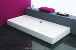 Душевой поддон акриловый прямоугольный Kolpa-San Flamenco (без панели) 160x90х4 белый Flamenco 160