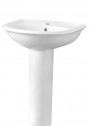 Раковина для ванної на п'єдестал Olympia колекція Federica біла 63.40