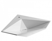 Раковина для ванної підвісна Olympia колекція Crystal біла 34.KR