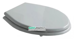 Сидіння з кришкою для унітазу Galassia Ethos дерево / дюропласт білий глянцевий / хром 8495