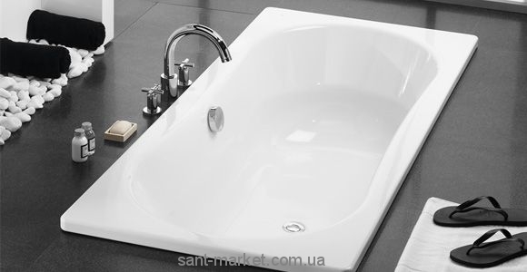 Ванна сталева вбудована Roca Duo Plus 180x80 з антиковзаючим покриттям 221670000