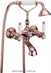 Смеситель двухвентильный для ванны с душем Webert коллекция Dorian бронза DO720201.065