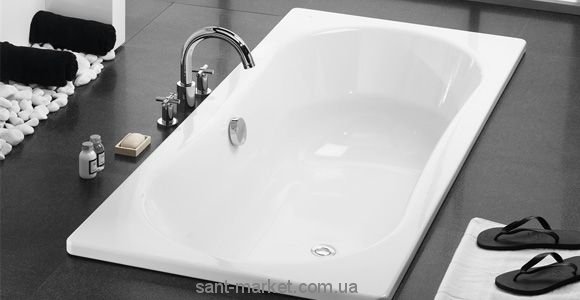 Ванна сталева вбудована Roca Duo Plus 180x80 з антиковзаючим покриттям 221670000