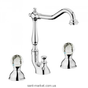 Смеситель для раковины двухвентильный Webert коллекция Karenina хром KA750202.015