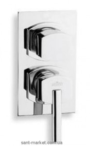 Змішувач прихований (вбудований) Webert колекція Azeta хром AZ860101.015