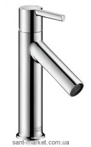 Смеситель для раковины однорычажный с донным клапаном Hansgrohe коллекция Axor Starck хром 10003000