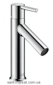 Смеситель для раковины однорычажный с донным клапаном Hansgrohe коллекция Axor Starck хром 10003000