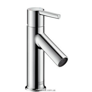 Смеситель для раковины однорычажный с донным клапаном Hansgrohe коллекция Axor Starck хром 10102000