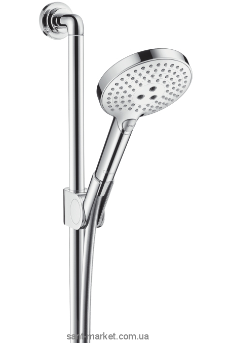 Душовий гарнітур зі штангою Hansgrohe колекція Axor Citterio хром 27991000