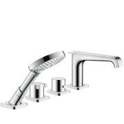 Смеситель с термостатом на борт ванны с душем Hansgrohe коллекция Axor Citterio E хром 36410000