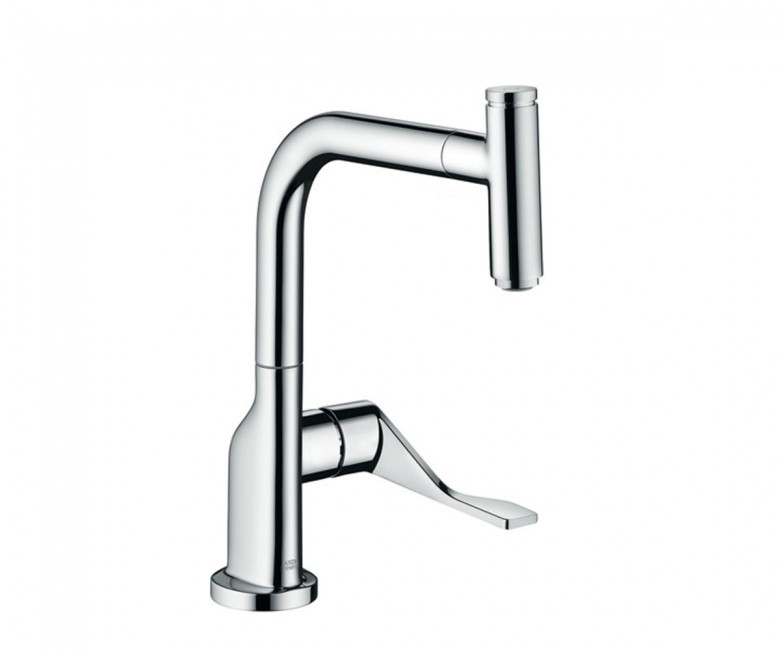 Смеситель для кухни с выдвижной лейкой Hansgrohe Axor Citterio хром 39861000