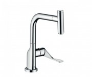 Смеситель для кухни с выдвижной лейкой Hansgrohe Axor Citterio хром 39861000