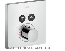 Смеситель для душа встраиваемый с термостатом Hansgrohe коллекция Axor Shower Select хром 36715000