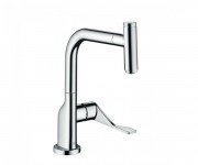 Смеситель для кухни с выдвижной лейкой Hansgrohe Axor Citterio хром 39861000