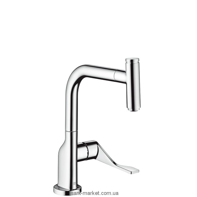 Змішувач для кухні з висувною лійкою Hansgrohe Axor Citterio змішувач сталь 39861800