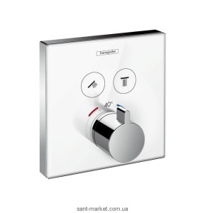 Смеситель с термостатом скрытый (встраиваемый) Hansgrohe коллекция Shower Select хром 15738400