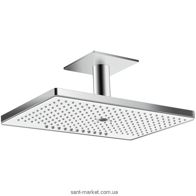 Верхний душ с тропическим душем Hansgrohe коллекция Rainmaker Select хром/белый 24006400