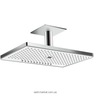 Верхний душ с тропическим душем Hansgrohe коллекция Rainmaker Select хром/белый 24006400