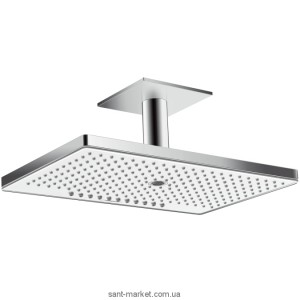 Верхний душ с тропическим душем Hansgrohe коллекция Rainmaker Select хром/белый 24016400