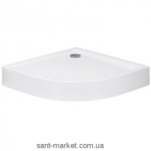 Душевой поддон акриловый четверть круга Huppe Xerano 80х80х15 белый 840202.055