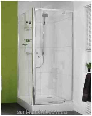 Душові двері в нішу Huppe X0 скляна орні 80х185 620301.069.321