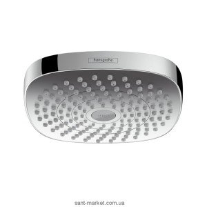 Лейка для верхнего душа Hansgrohe коллекция Croma Select E EcoSmart хром/белый 26528400