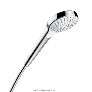 Душевая лейка Hansgrohe коллекция Croma Select S Multi хром/белый 26800400