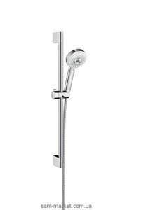 Душевой гарнитур со штангой Hansgrohe коллекция Crometta 100 Multi хром/белый 26650400