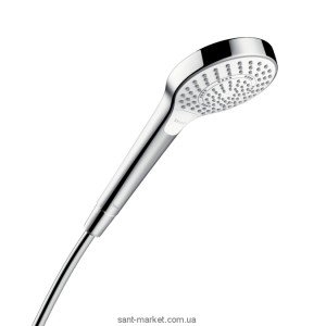 Душевая лейка Hansgrohe коллекция Croma Select S Multi хром/белый 26800400