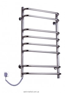  Электрический полотенцесушитель Elna 500х830х130 лесенка хром Стандарт-8 (нерж)