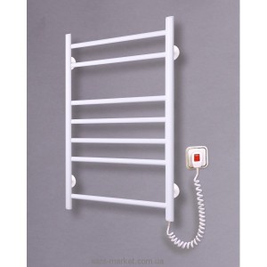 Электрический полотенцесушитель Elna 480х720х80 Лесенка-7 (белая)