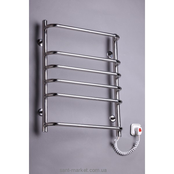 Электрический полотенцесушитель Elna 500х680х130 лесенка хром Стандарт-6 (нерж)