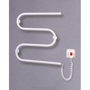 Электрический полотенцесушитель Elna 500х550х70 Змейка М (белая)