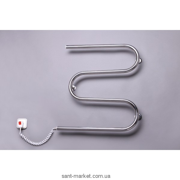 Электрический полотенцесушитель Elna 500х550х70 хром Змейка-М (нерж)