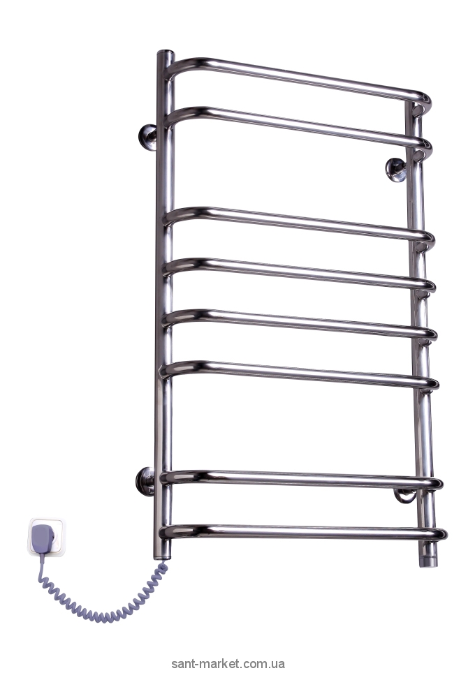  Электрический полотенцесушитель Elna 500х830х130 лесенка хром Стандарт-8 (нерж)