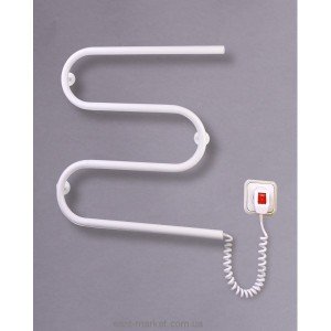 Электрический полотенцесушитель Elna 500х550х70 Змейка М (белая)