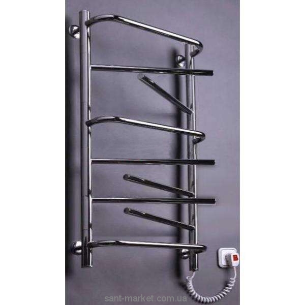 Электрический полотенцесушитель Elna 540х950х140 лесенка хром Элна-9 поворотная (нерж)