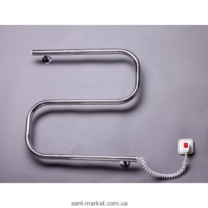 Электрический полотенцесушитель Elna 500х550х70 хром Змейка-S (нерж)