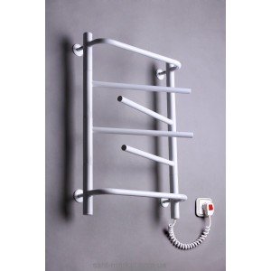 Електричний полотенцесушитель Elna 440х660х130 драбинка Елна-6 поворотна (біла)