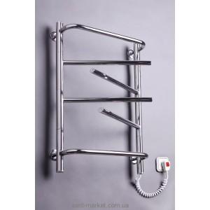  Электрический полотенцесушитель Elna 440х660х130 лесенка хром Элна-6 поворотная (нерж)